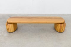 Banco Solida, by Rain, Banco Contemporáneo, Madera Maciza de Garapá