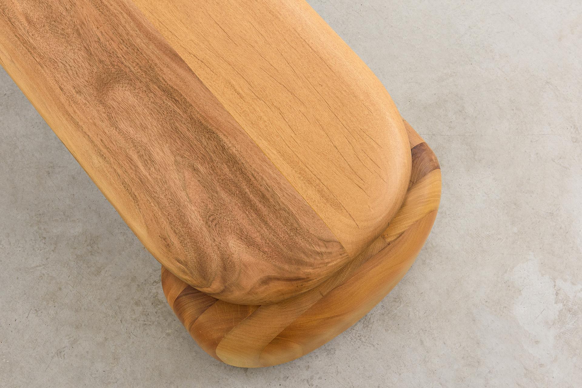 Brésilien Banc Solida, par Rain, Banc contemporain, bois massif de Garapá en vente