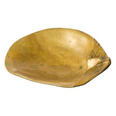 Vide-poche en bronze massif en forme d'huître, attribué à… Monique Gerber - France, années 1970