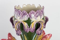 Solifleur, Cup in Barbotine, Art Nouveau
