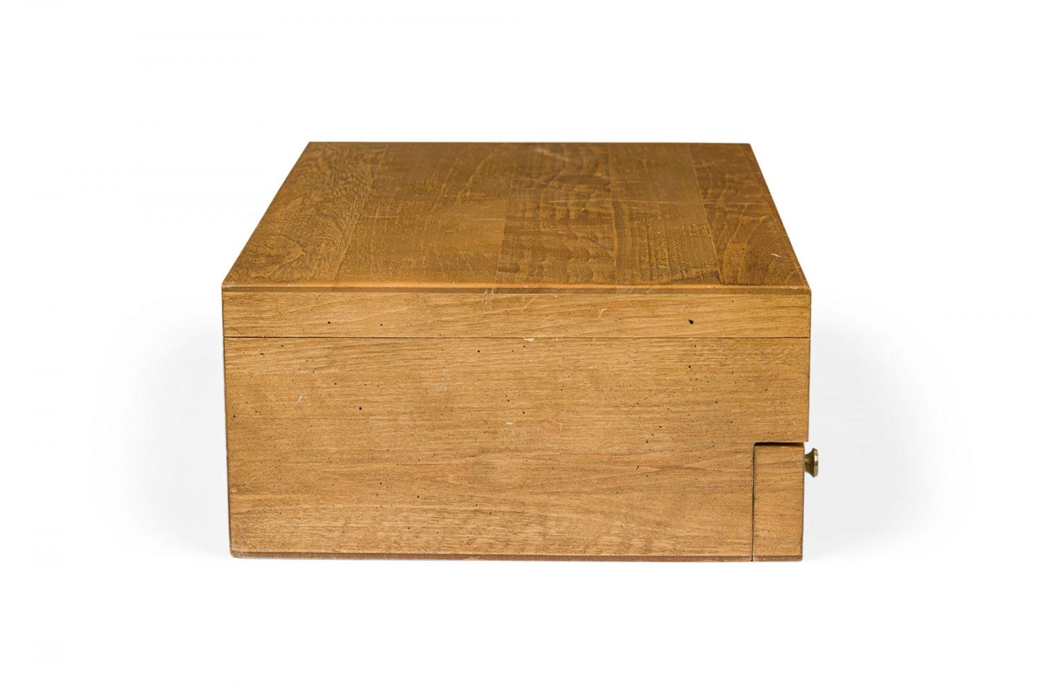 Corno Set di posate d'epoca in Horn e Steele di Solingen Germania in scatola di legno in vendita