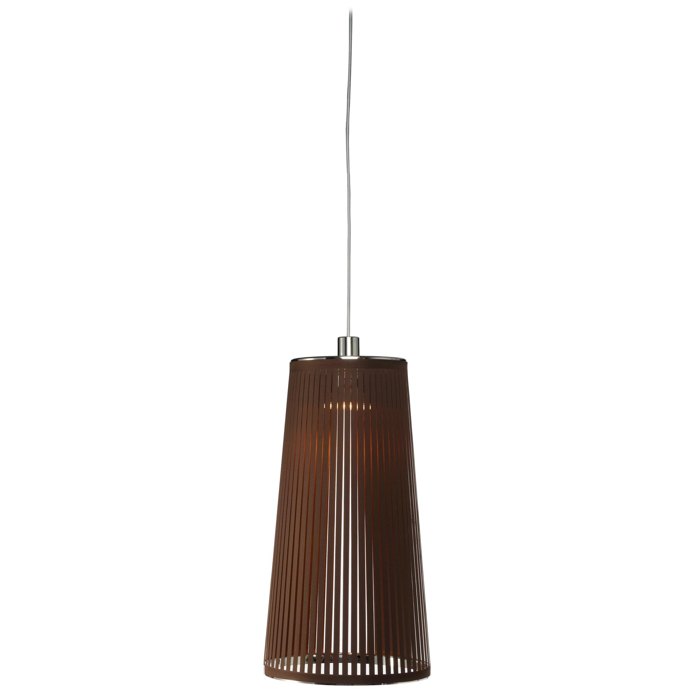 Solis 24 Pendant Light in Brown by Pablo Designs For Sale