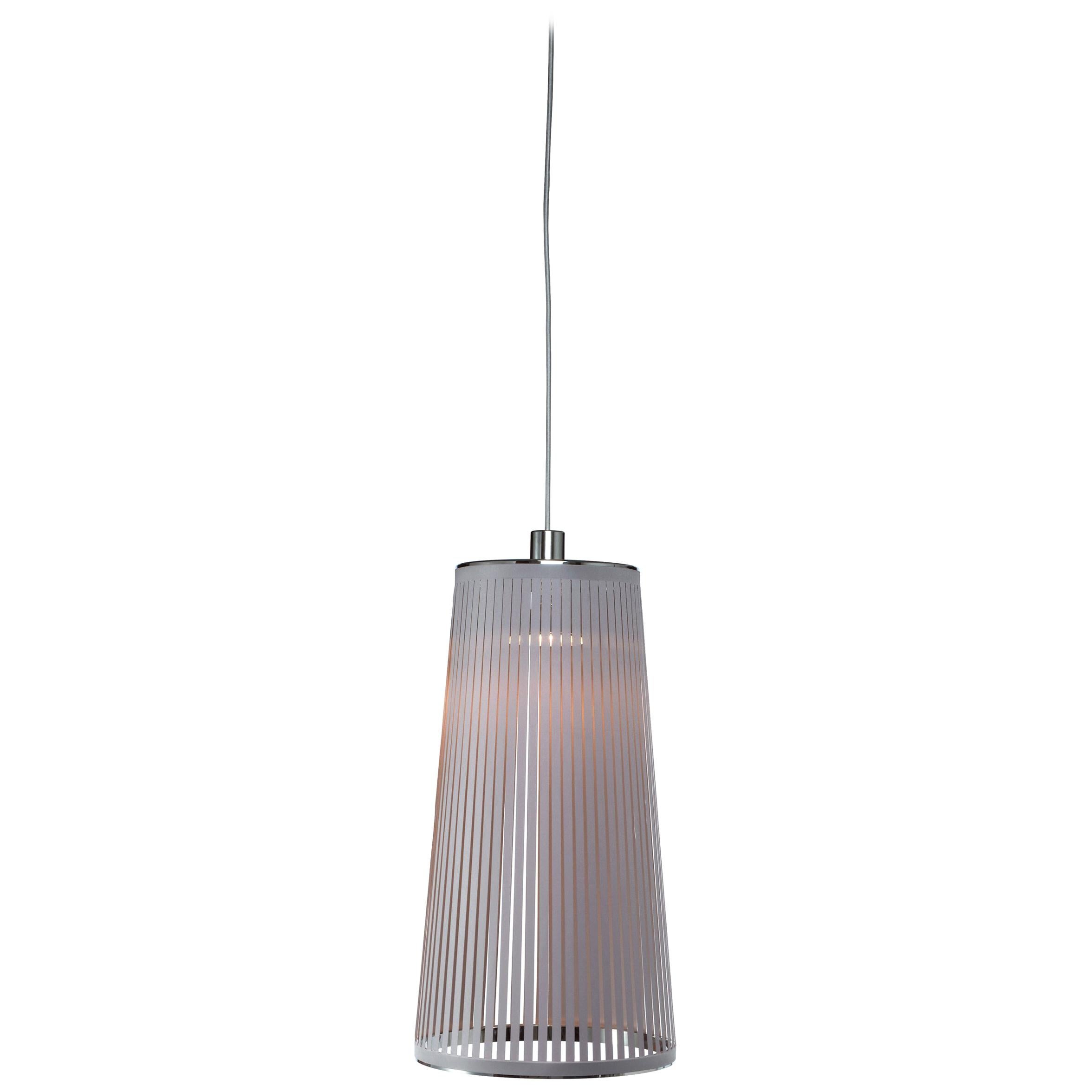 Solis 24 Pendant Light in Silver by Pablo Designs For Sale
