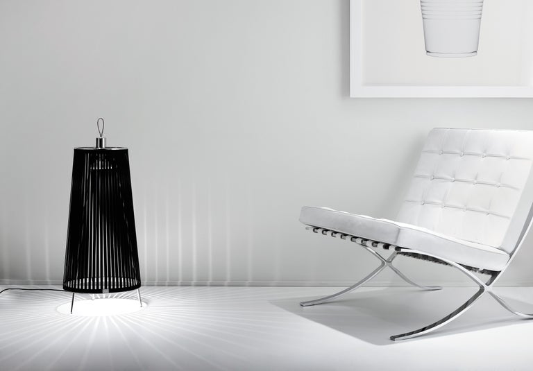 Solis 48 Freestanding Lamp in Black by Pablo Designs For Sale at 1stDibs
