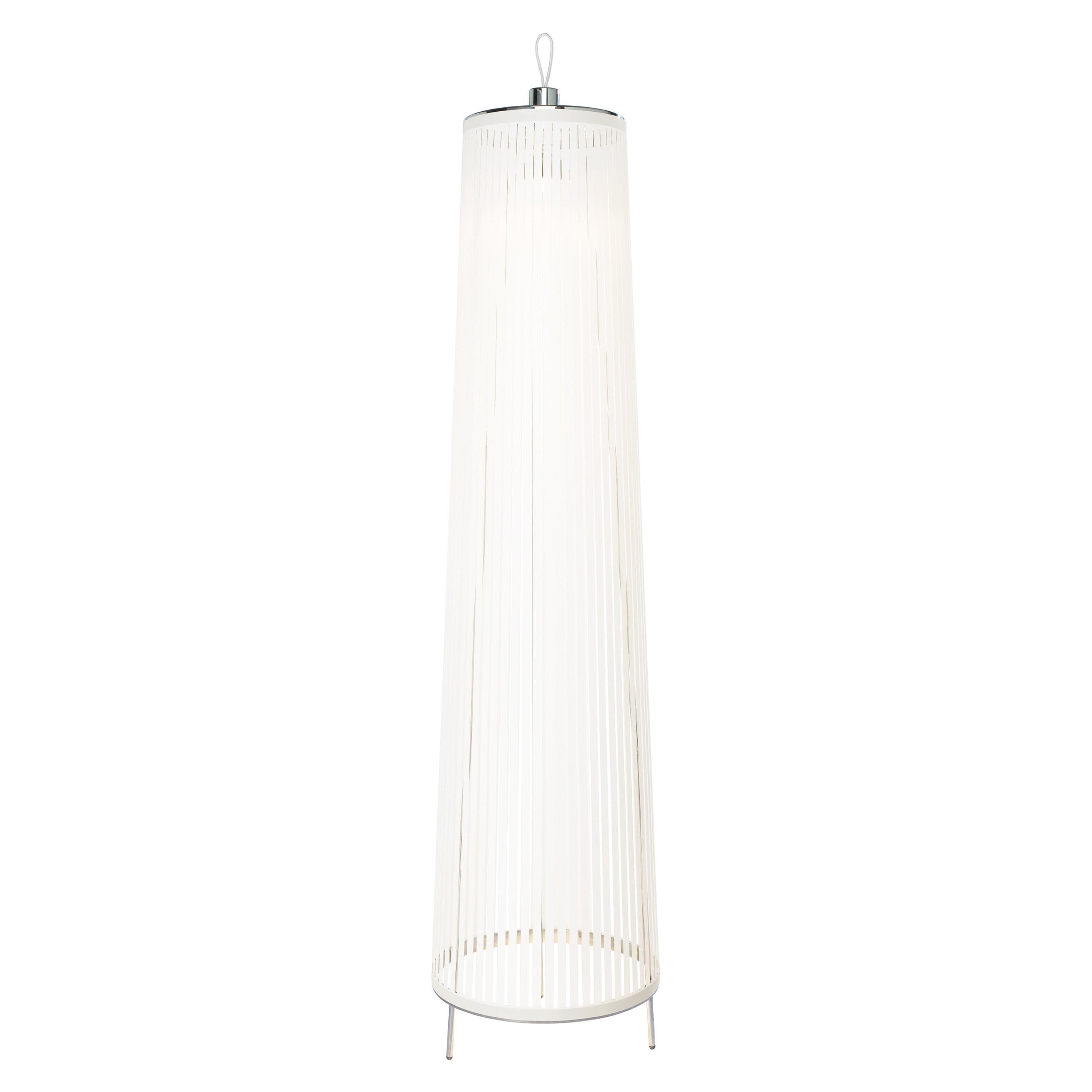 Solis 48 Freestanding Lamp in White by Pablo Designs