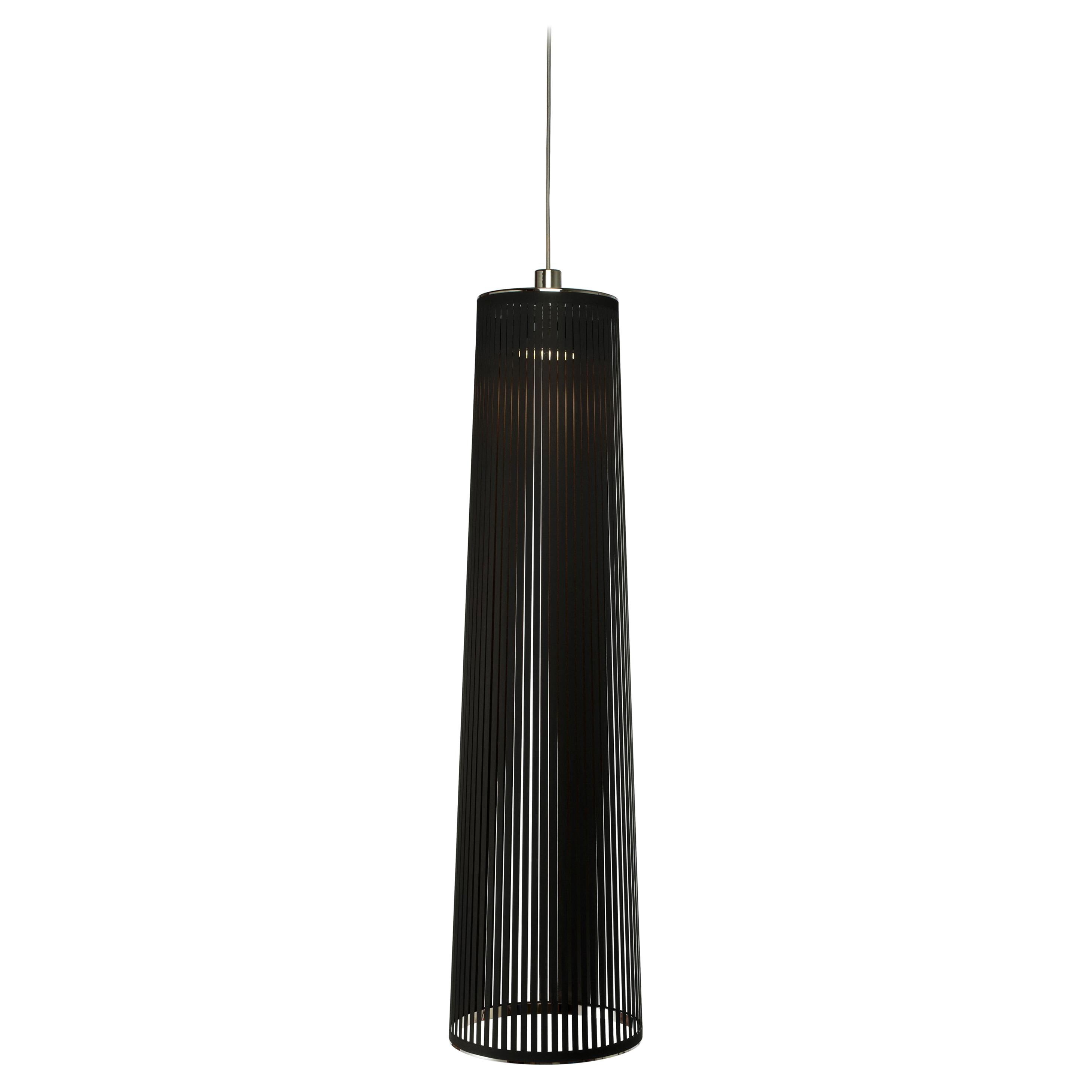 Solis 48 Pendant Light in Black by Pablo Designs For Sale