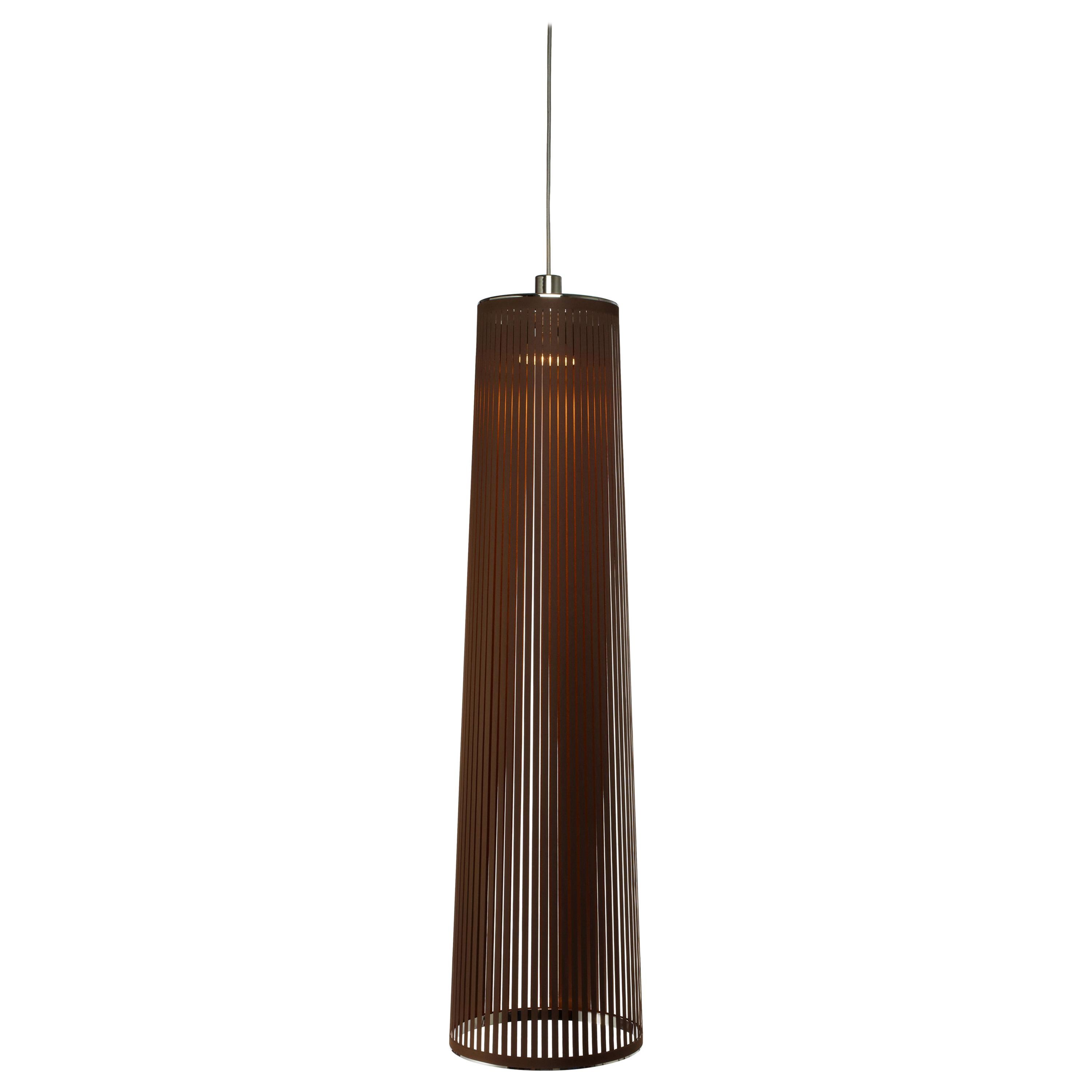 Solis 48 lampe à suspension marron par Pablo Designs