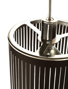 Lampada a sospensione Solis 72 in nero di Pablo Designs