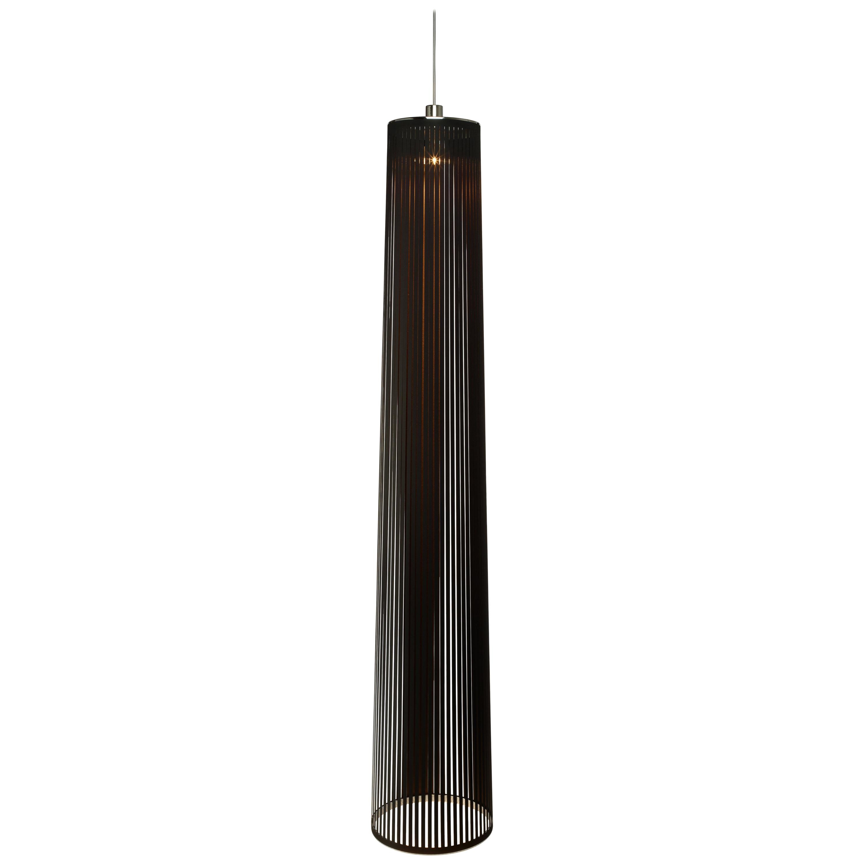 Solis 72 Pendant Light in Black by Pablo Designs For Sale