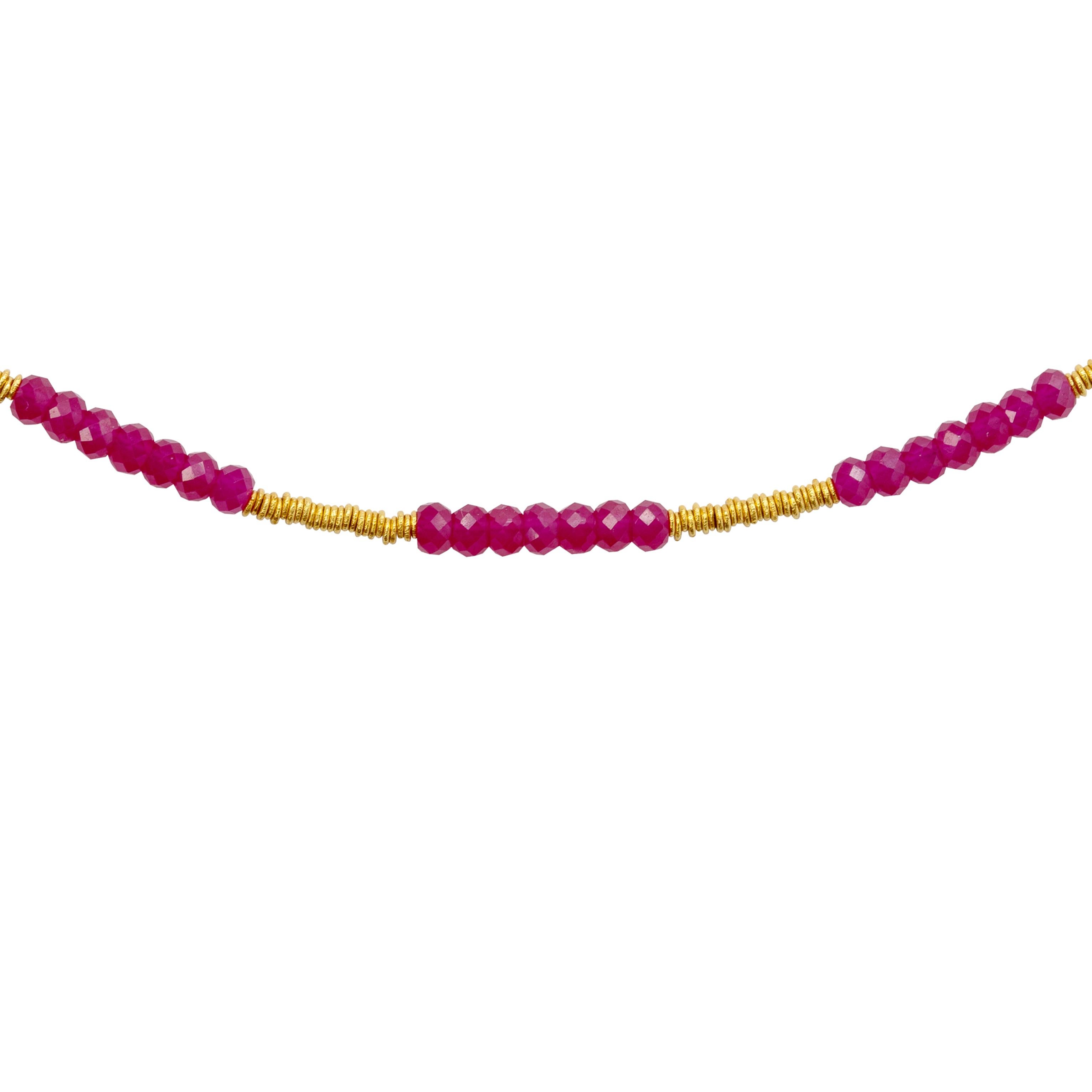Collana Solis Ruby in oro 18 carati in vendita 1