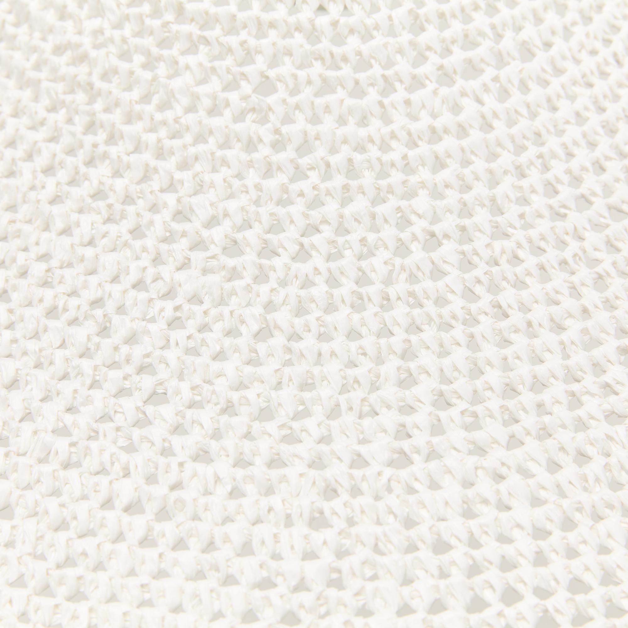 British SOLITAIRE 01 Pendant Light Ø60cm/23.6in, Hand Crocheted in Egyptian Cotton For Sale