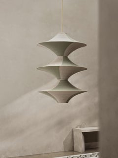 Handgefertigter Solitaire 03 Harlekin-Anhänger, Ø80cm/31.5in