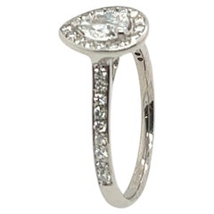 Solitaire 0.31ct E/SI1 Diamond Engagement Ring Set in Platinum