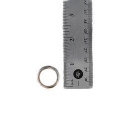 Solitaire Bezel-Set Diamond Men’s Band Ring