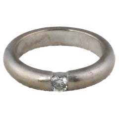 Solitaire Bezel-Set Diamond Men’s Band Ring Solitaire Bezel-Set Diamond Men’s Band Ring