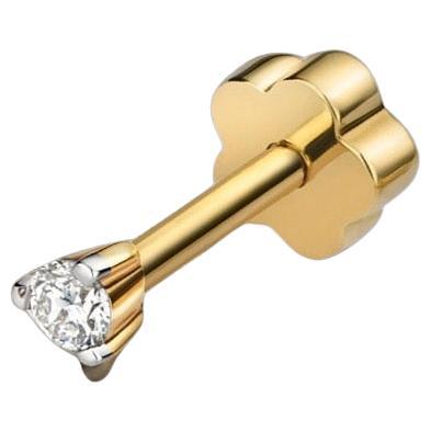 Solitaire DIAMOND CARTILAGE STUD IN 9CT GOLD 0.03ct