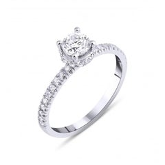 Solitaire Diamond Engagement 1.00ct Ring