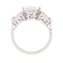 2.16ct Solitaire Diamond Engagement Ring, c.1940