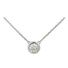 Solitaire Diamond Pendant - Punto Luce