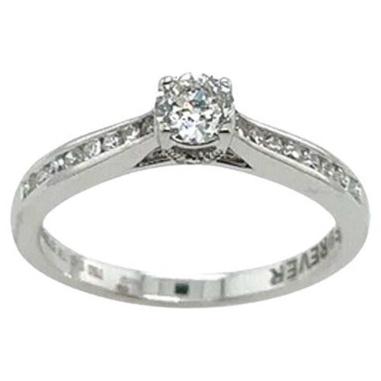 Bague Or 18 Carats - Solitaire Diamant 0,25 Carat - Taille 55 - 3,34g - Occasion