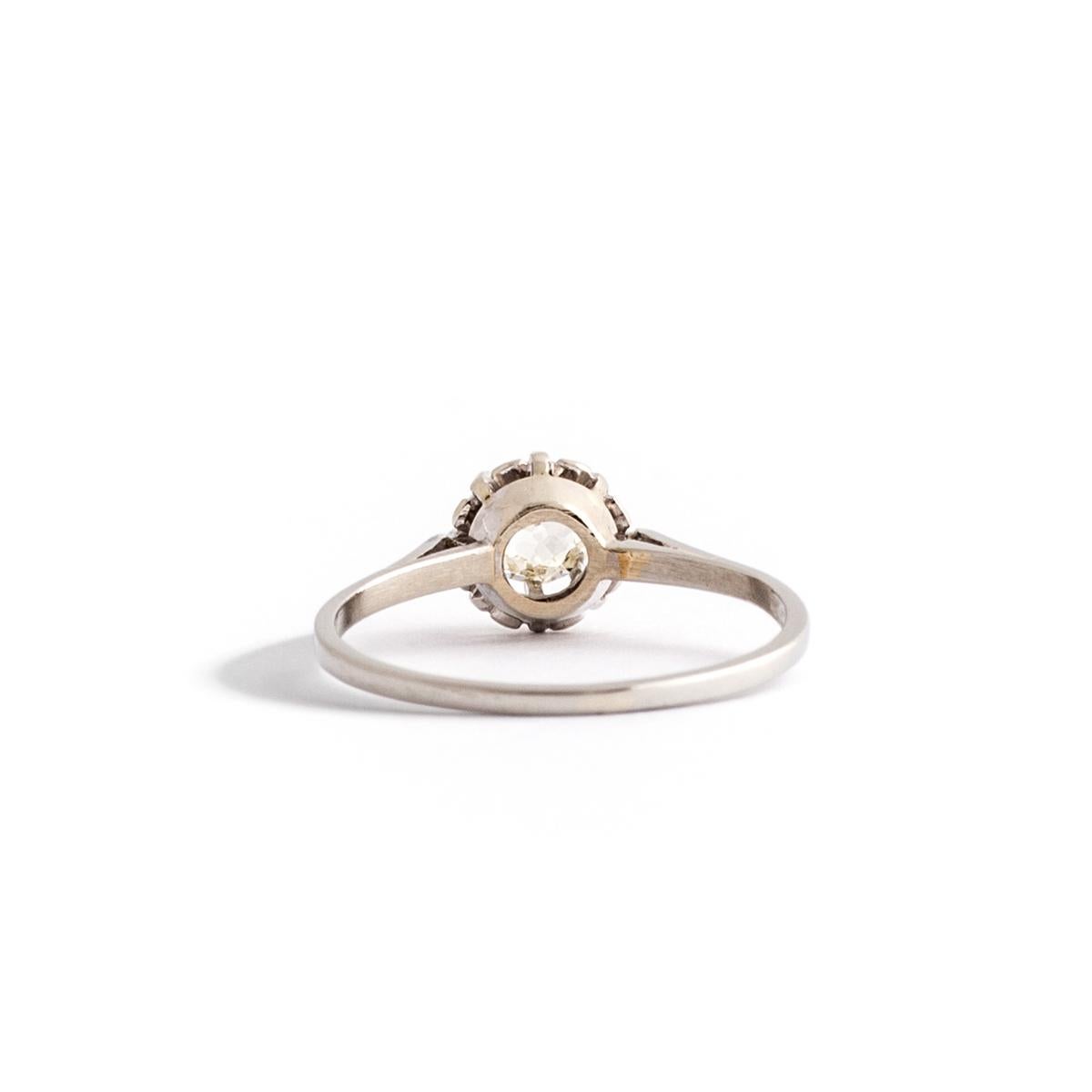 Round Cut Solitaire Diamond Ring For Sale