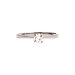 Retro Solitaire Diamond Ring