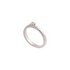 Retro Solitaire Diamond Ring