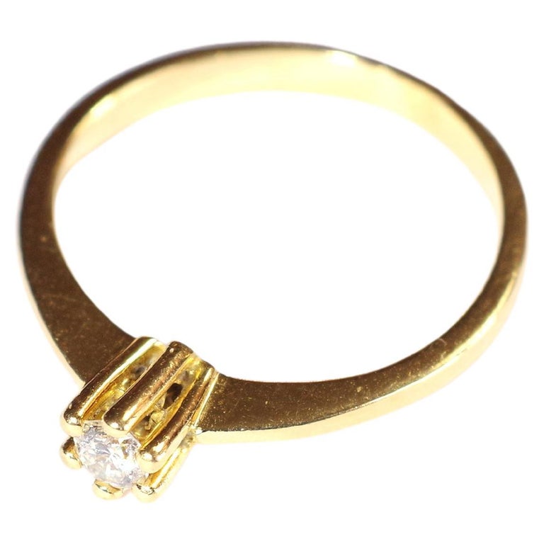 1.45ct Diamond Solitaire Ring ~ 18ct Yellow Gold