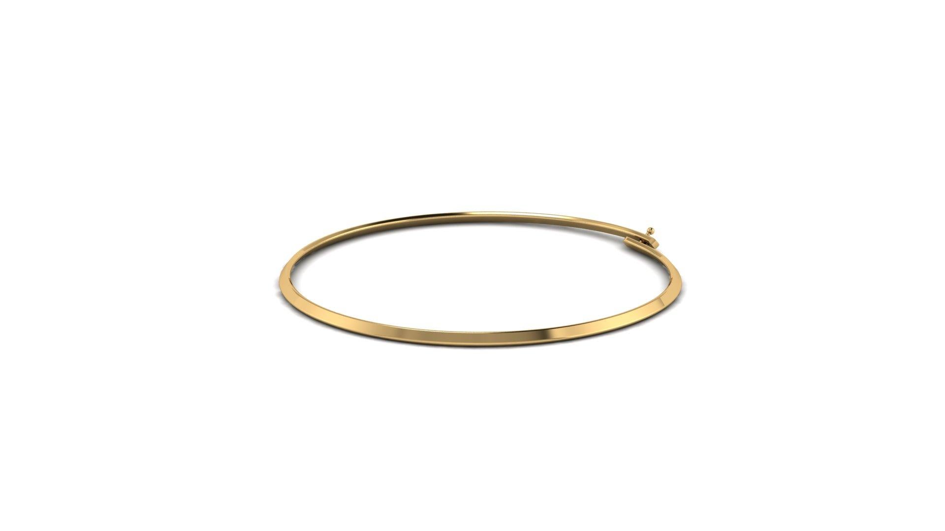 Contemporary Solitaire Gold Choker For Sale