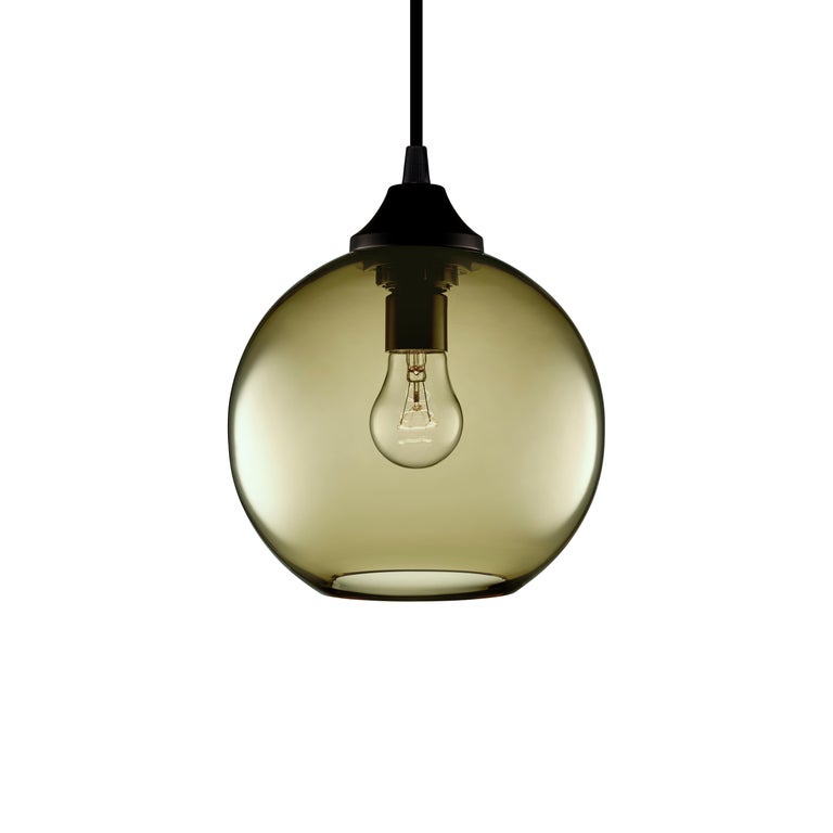 Solitaire Pee Smoke Handn Modern Gl Pendant Light Made In The Usa Solitaire Pee Smoke Handn Modern Gl Pendant Light Made In The Usa