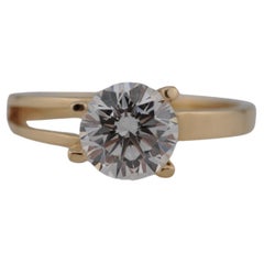 Bague solitaire 1.10 ct Diamant Brilliante Clarity:Internally Flawless