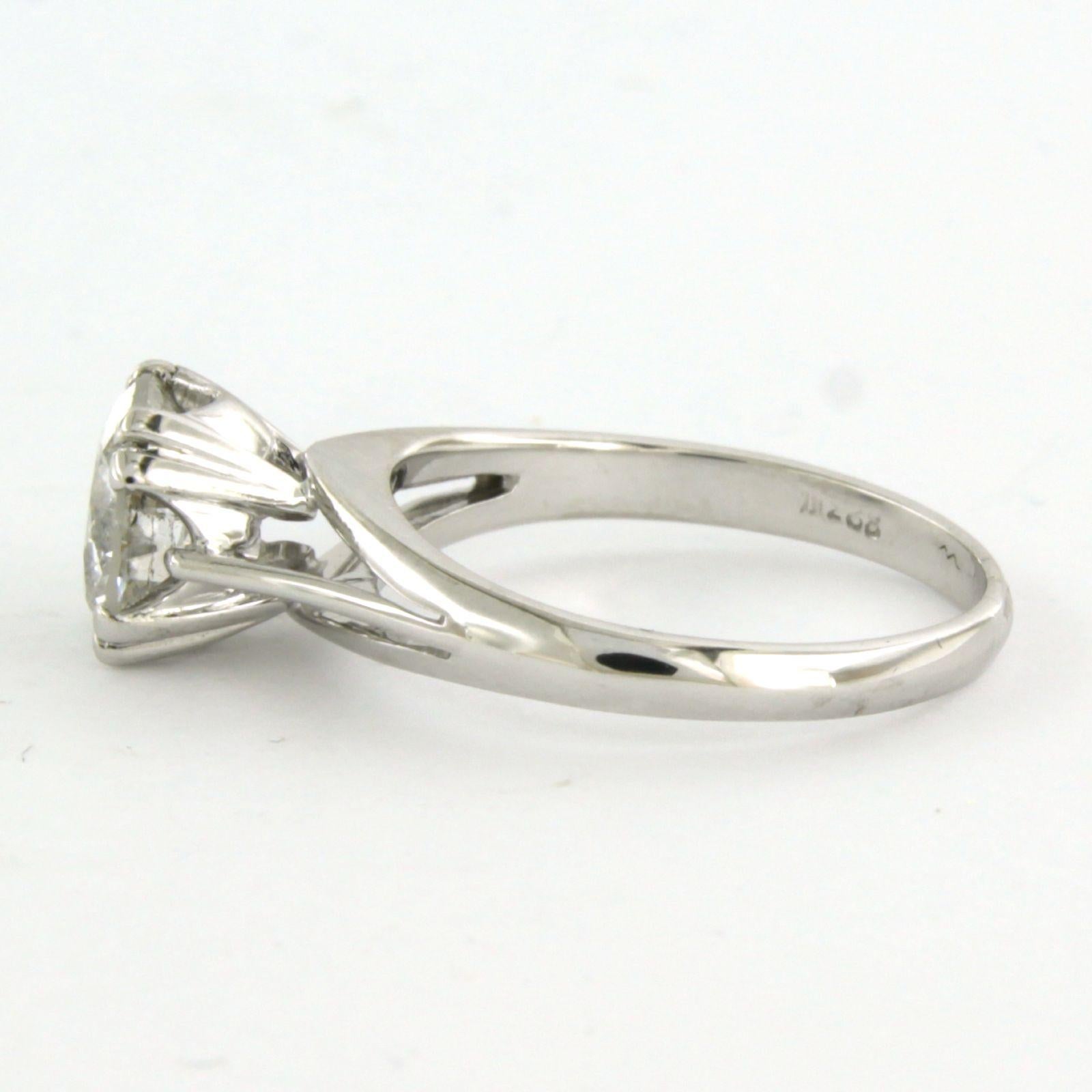 Solitär-Ring mit Diamanten im Brillantschliff bis zu 1,62 Karat 3.9 Gramm 14k Gold im Angebot 1