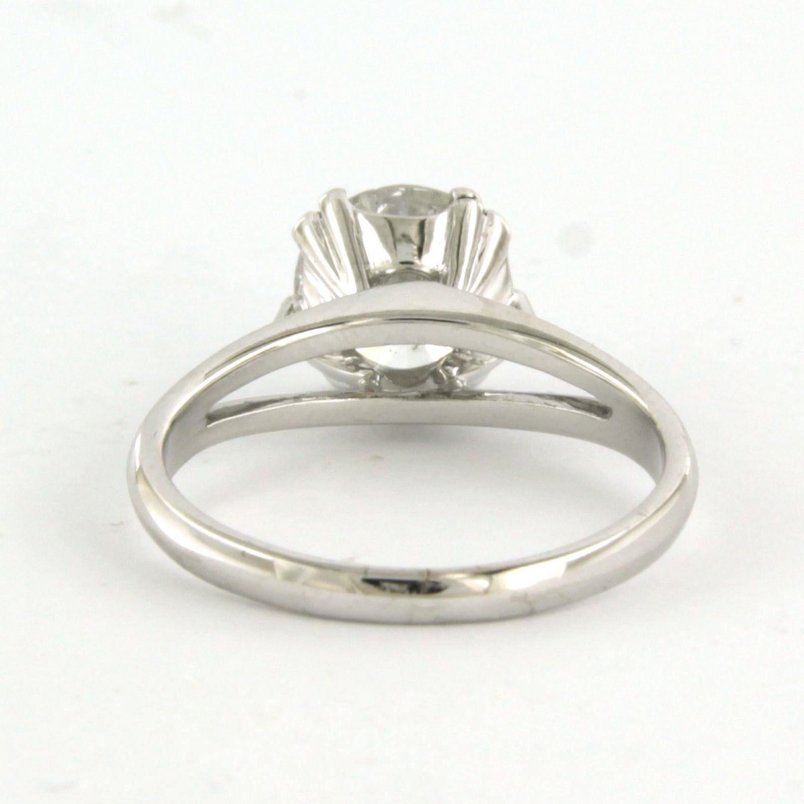 Solitär-Ring mit Diamanten im Brillantschliff bis zu 1,62 Karat 3.9 Gramm 14k Gold im Angebot 2