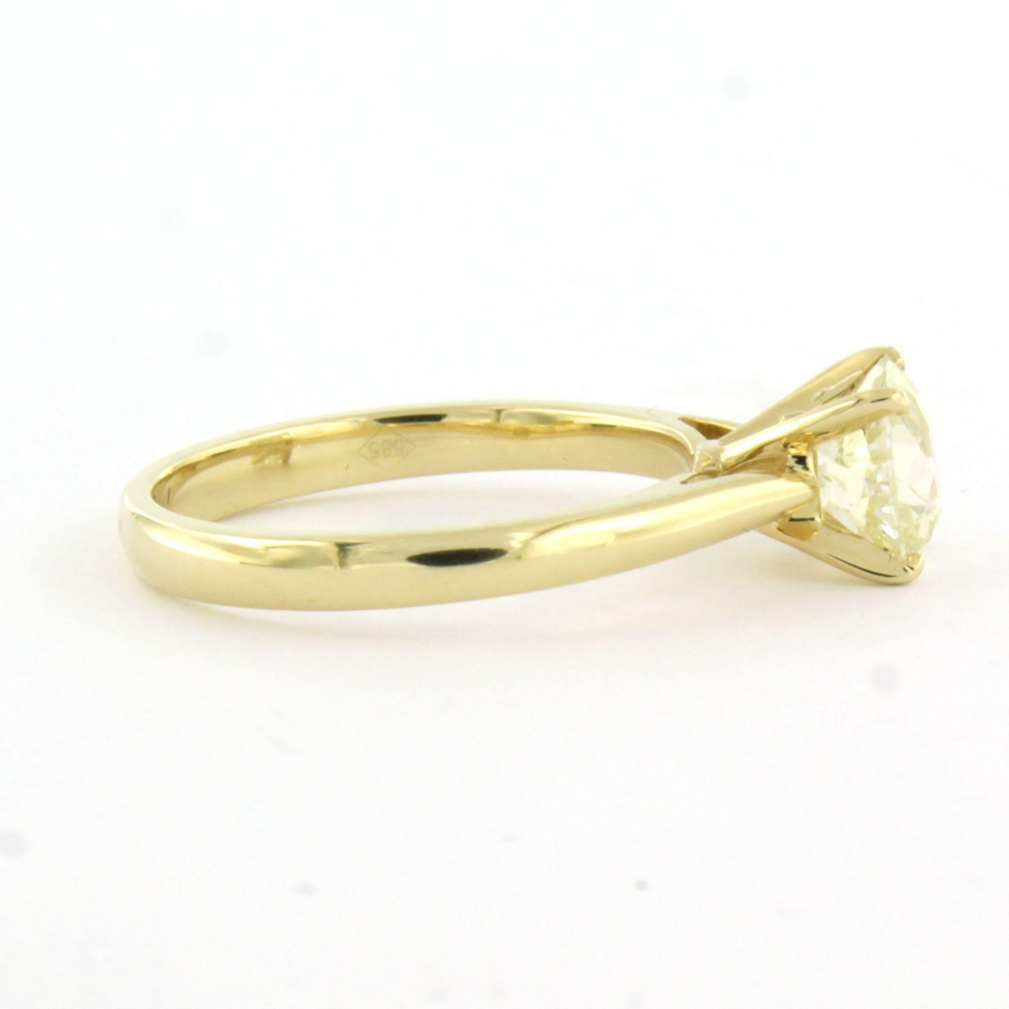 Anillo de oro amarillo de 14 quilates con un diamante talla mina antigua de hasta 1,50 quilates - K/L - SI - talla US 7,5 - EU 17,75 (56)

Descripción detallada

La parte superior del anillo mide 7,0 mm de ancho y 8,1 mm de alto.

Talla del anillo