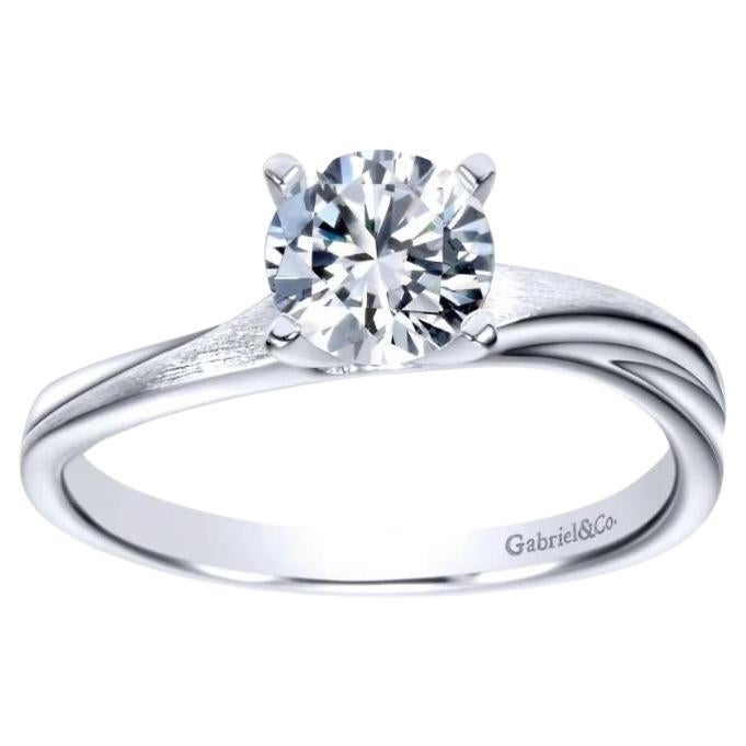 Solitaire White Gold Diamond Engagement Mounting
