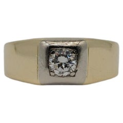 solitare ring with 0.50ct diamond in 14k gold 