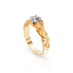Solitario Juntos Diamond Ring in 18 Karat Gold