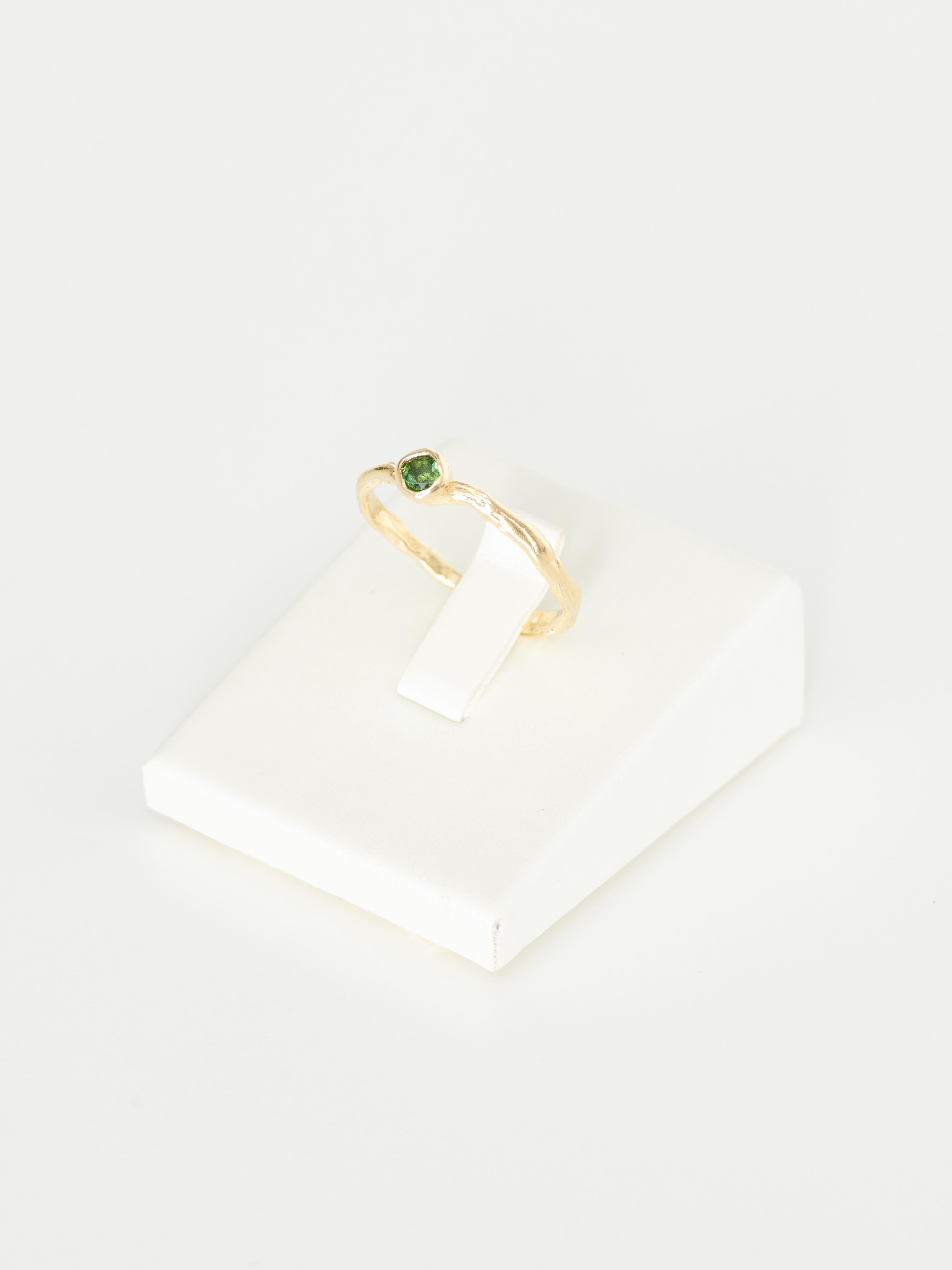 For Sale:  Minimal Solitaire with Emerald 2