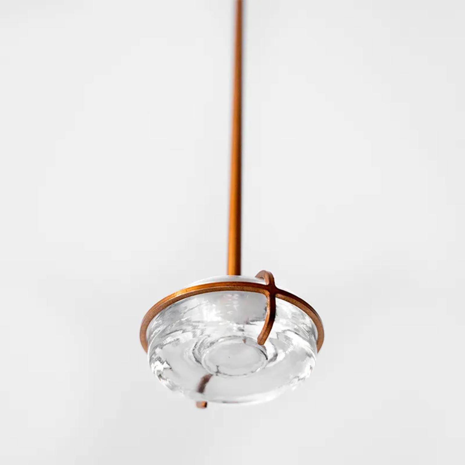 Postmoderno Lampada a sospensione Solitário di WJ Luminaire in vendita