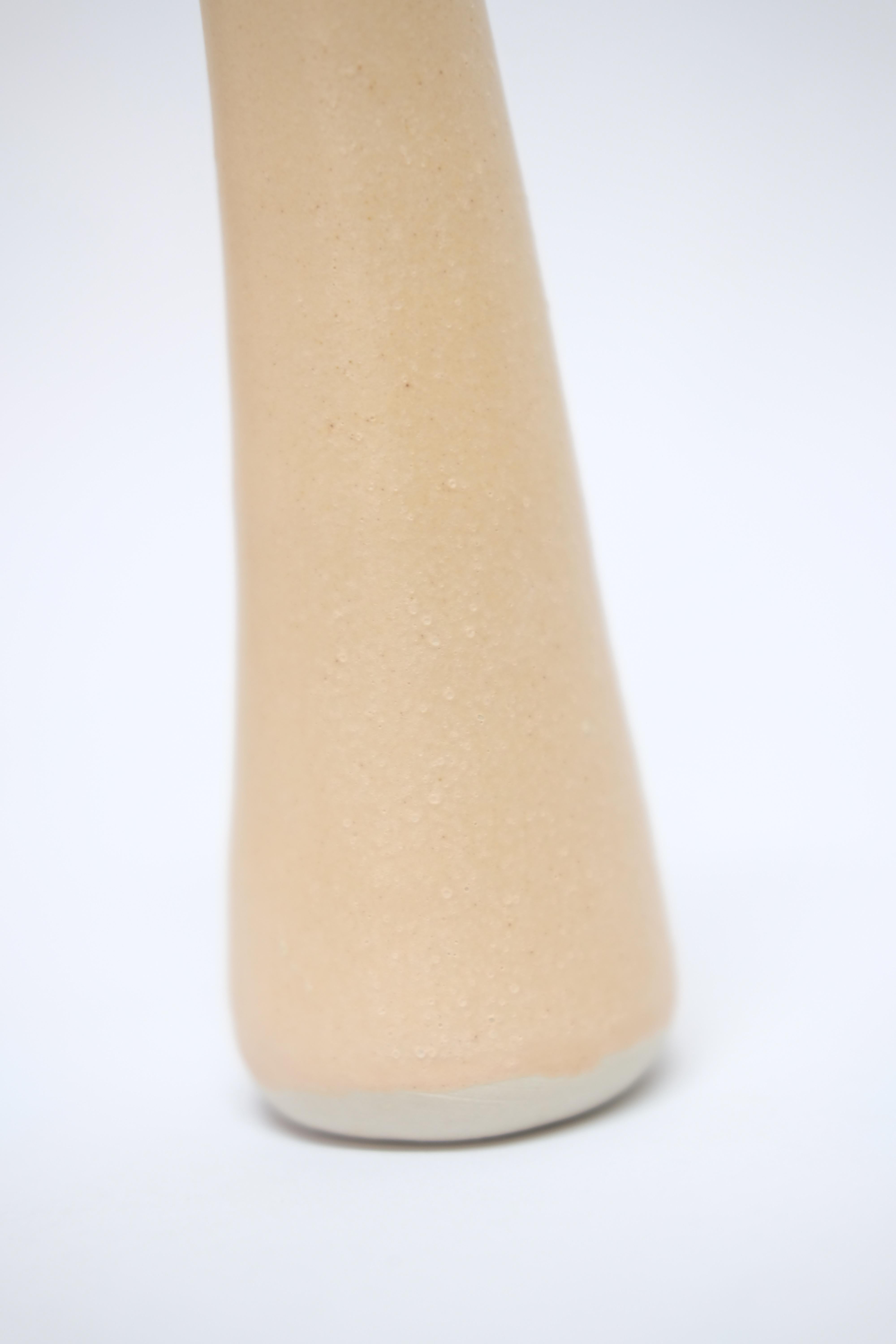 Contemporary Solitario Stoneware Vase by Camila Apaez