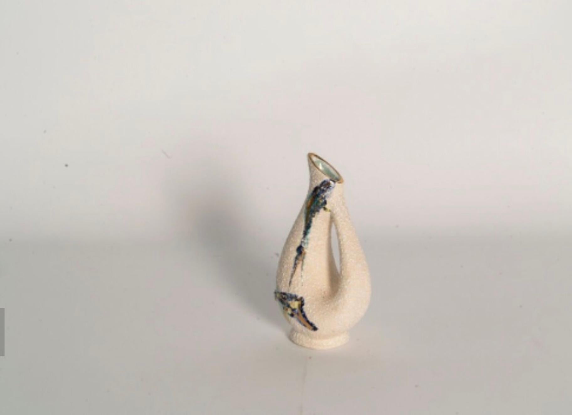 Solitär-Vase/Keramik-Tüll  Moderne brasilianische Keramik, ca. 1960 im Angebot 4