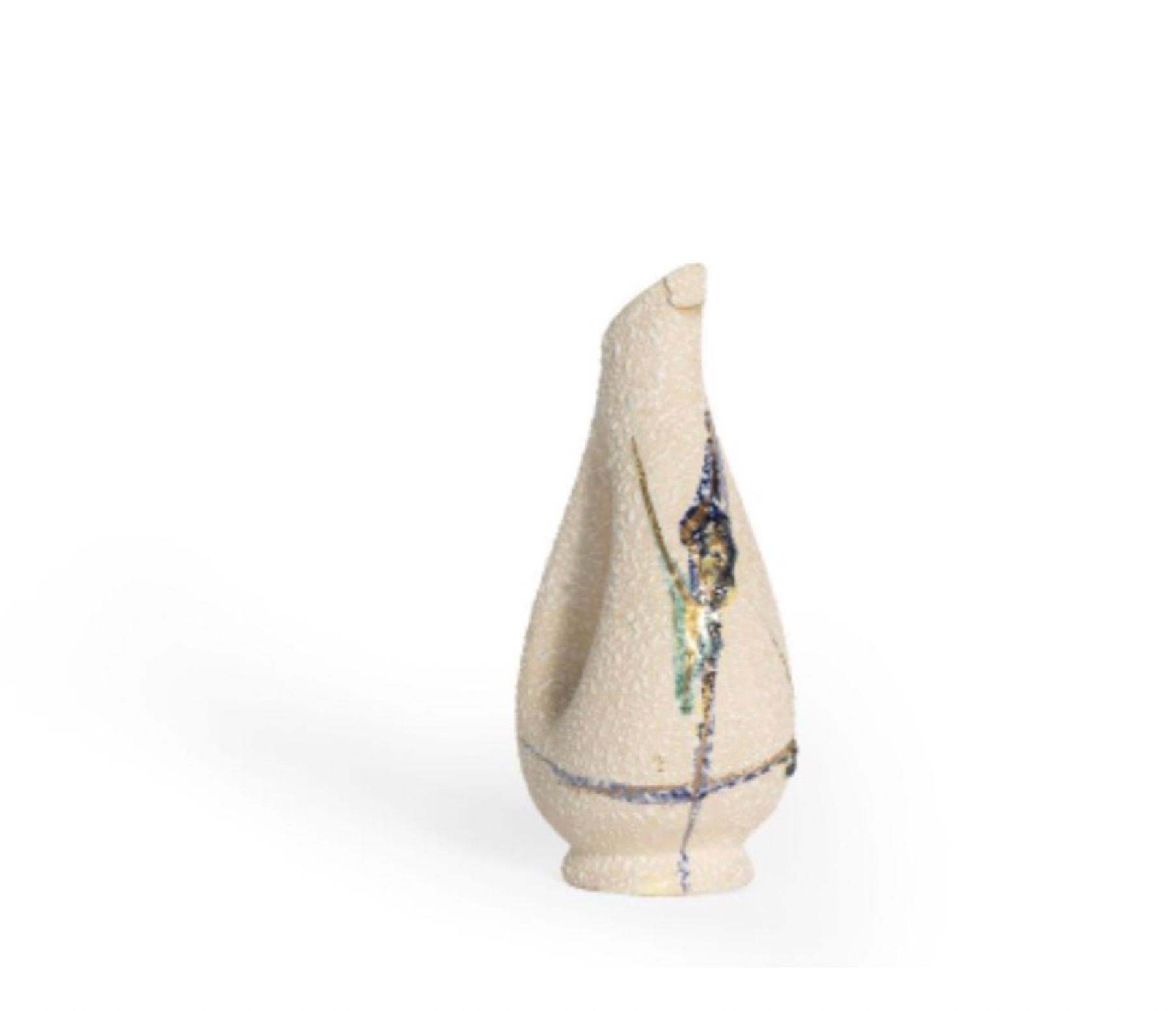Solitär-Vase/Keramik-Tüll  Moderne brasilianische Keramik, ca. 1960 im Angebot 6