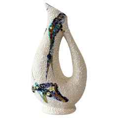 Solitär-Vase/Keramik-Tüll  Moderne brasilianische Keramik, ca. 1960