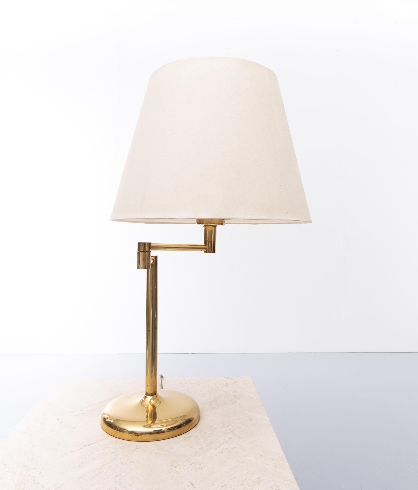 Solken Leuchten Brass Table Lamp, 1970s 2