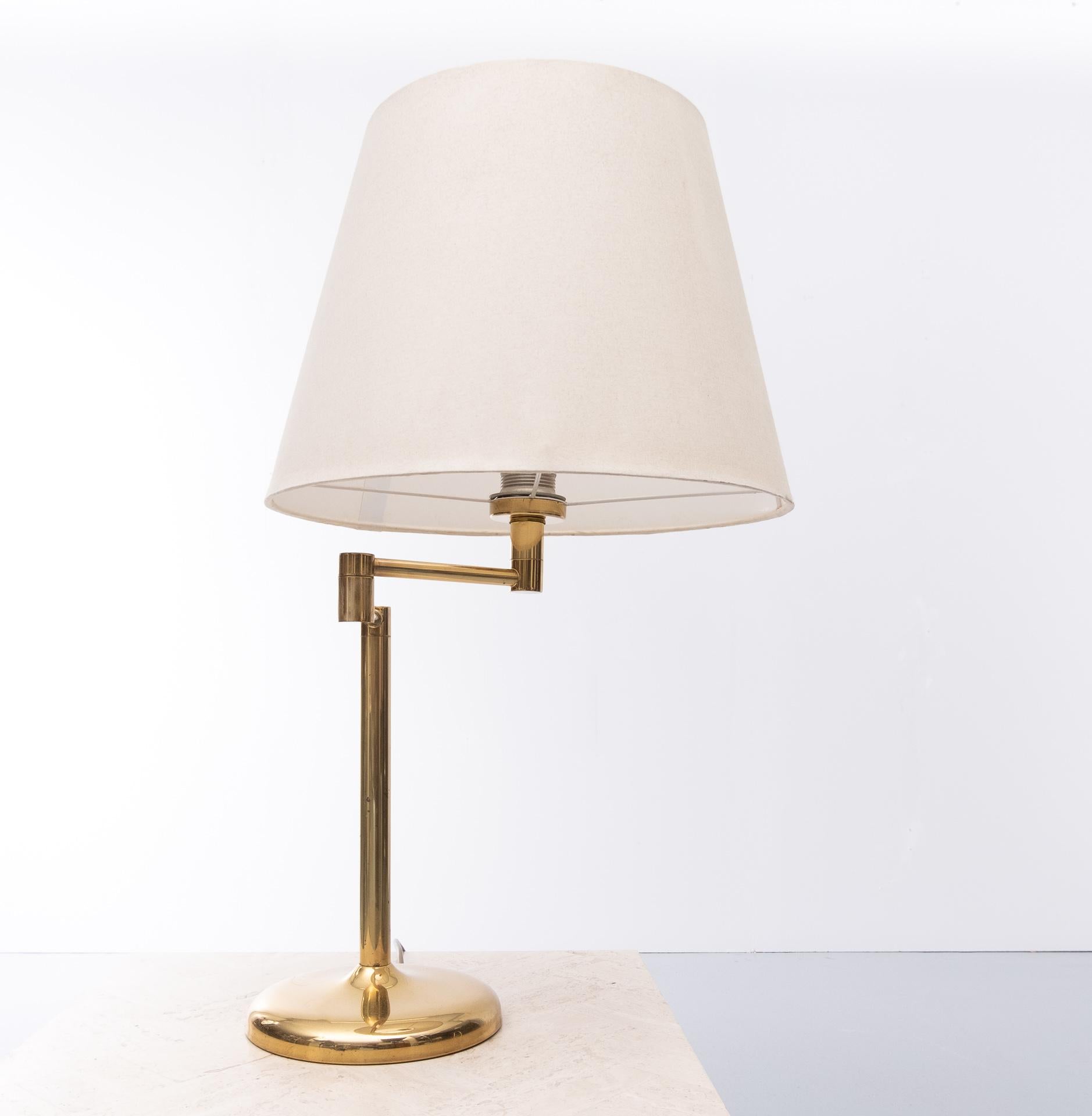 Solken Leuchten Brass Table Lamp, 1970s 3