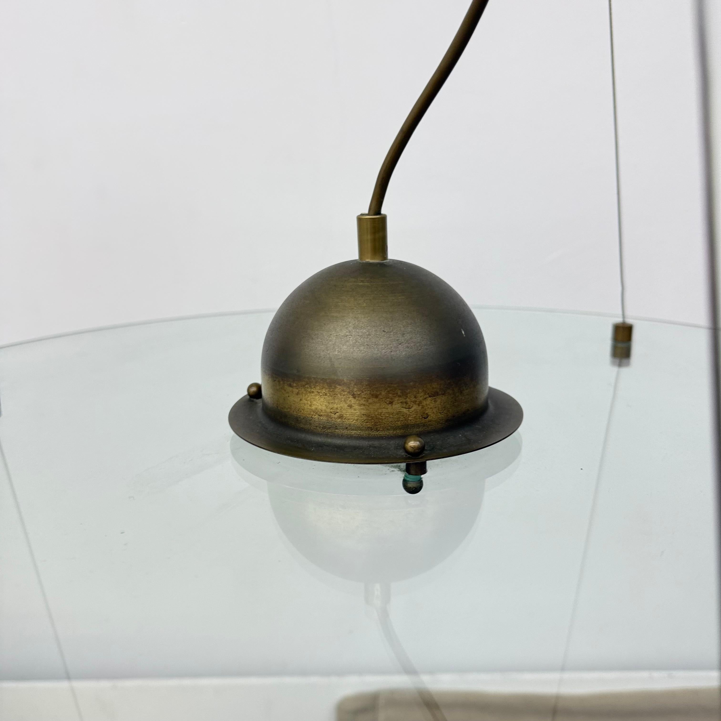 Lampada a sospensione in vetro Sölken Leuchten , anni '70 in vendita 7