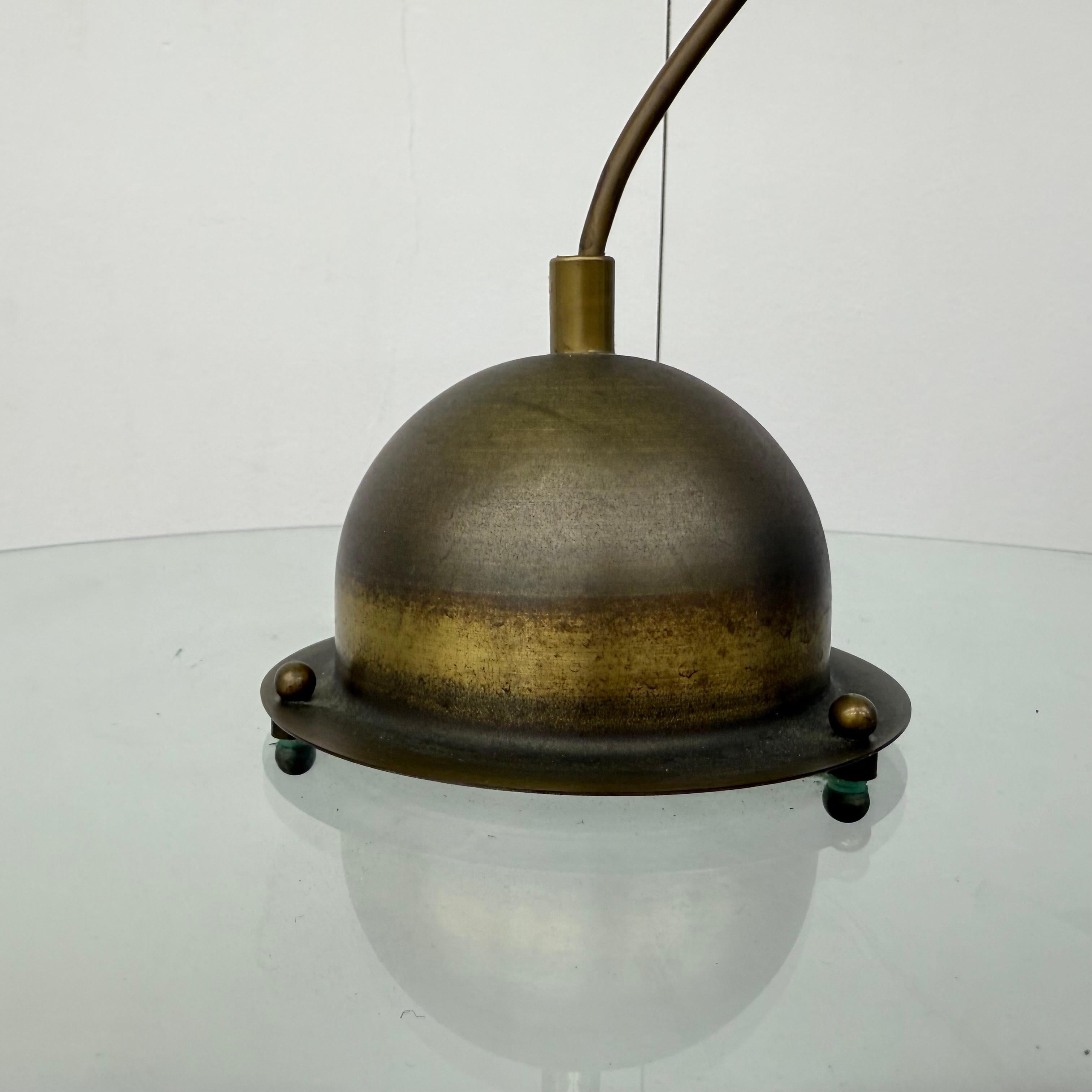 Lampada a sospensione in vetro Sölken Leuchten , anni '70 in vendita 9