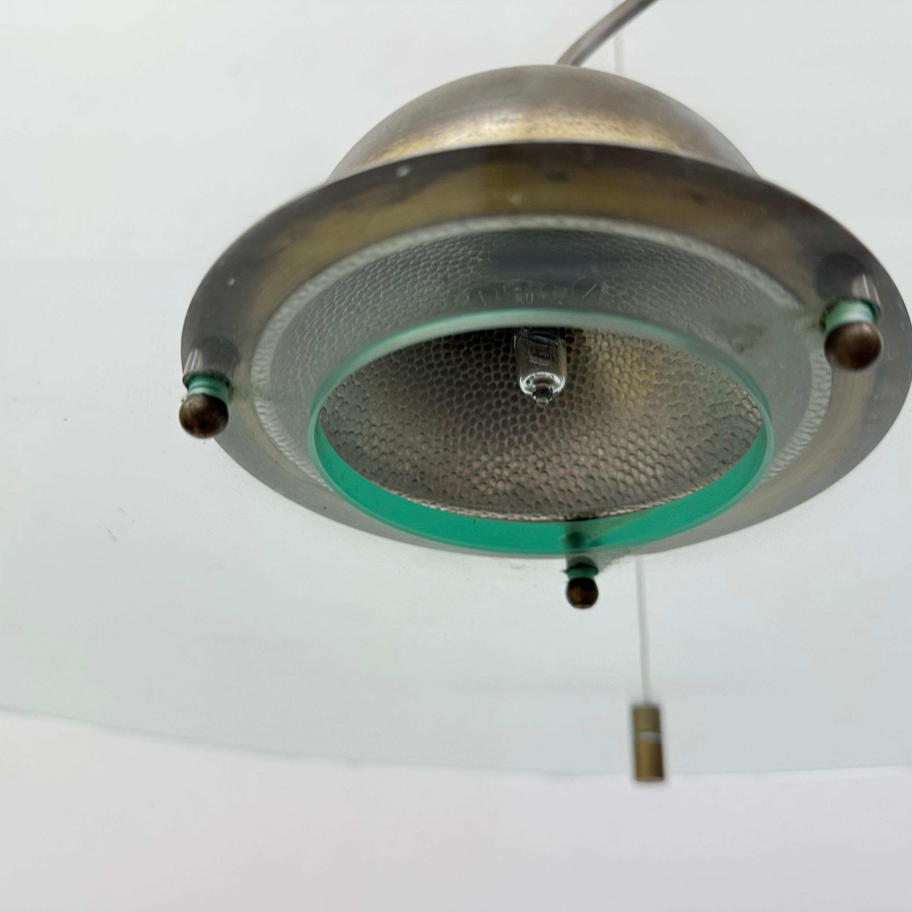 Lampada a sospensione in vetro Sölken Leuchten , anni '70 in vendita 11