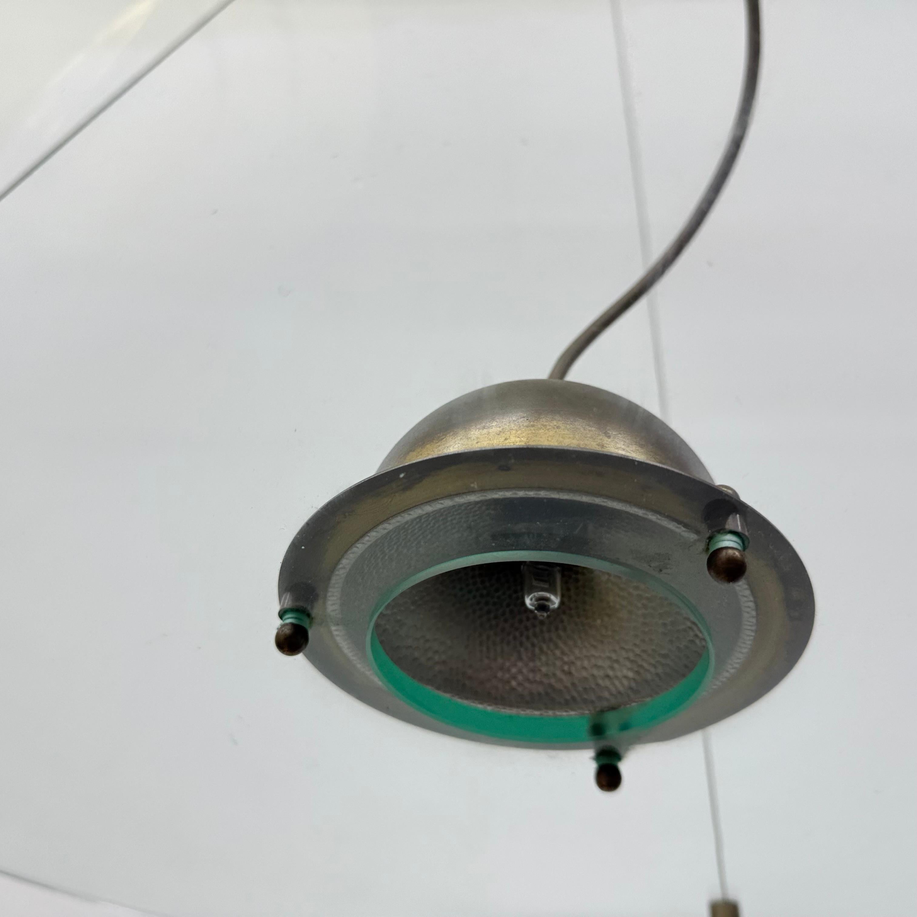 Lampada a sospensione in vetro Sölken Leuchten , anni '70 in vendita 12