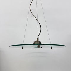 Sölken leuchten glass hanging lamp , 1970s